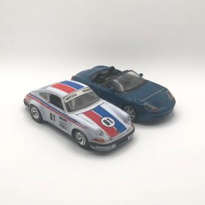Photo of LOT 25L: 1/24 Scale Model Cars: Burago Italy Porsche 911 & Maisto Porsche Boxter