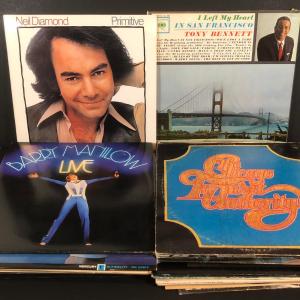 Photo of LOT 22L: Collection of Vintage Vinyl Records: Neil Diamond, Barry Manilow, Frank