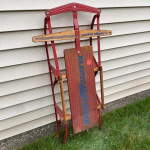 Photo of LOT 16S: Vintage Yankee Clipper Sled By The Makers Of Flexible Flyer Model F537