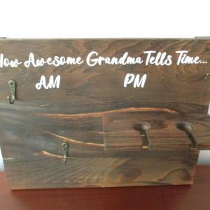 Photo of How Awesome Grandma Tells Time Wall Decor