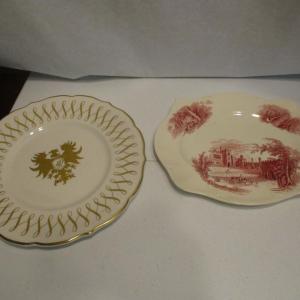 Photo of Syracuse & Haddon Hall China Plates