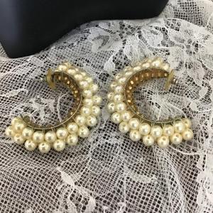 Photo of Vintage faux pearl statement earrings