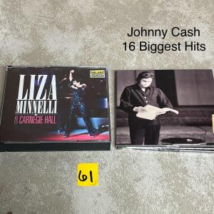 Photo of Liza Minnelli At Carnegie Hall 2 CD & Johnny Cash 16 Biggest Hits