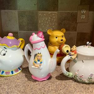 Photo of Disney Teapot Lot
