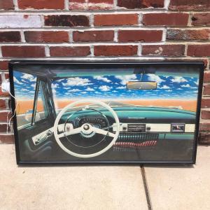 Photo of LOT 71G: Vintage Dapy FM/AM Dashboard Poster Radio