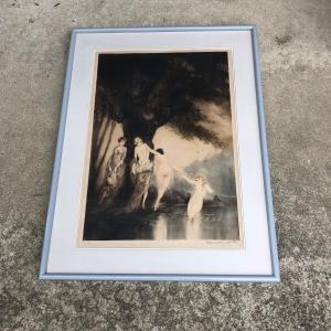 Photo of LOT 213D: “Bathing Beauties” 4/153 - Signed & Numbered Louis Icart Dry Point