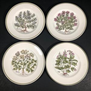 Photo of LOT 132D: Tiffany & Co Herbs China Plates by Johnson Brothers