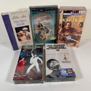 Photo of LOT 86 B: Classics VHS Collection (Sealed): The Great Gatsby, American Graffiti,