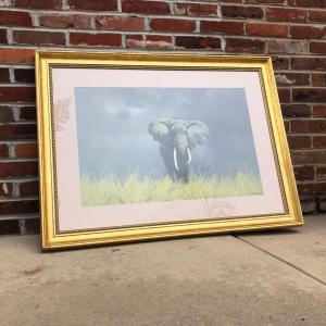 Photo of LOT 203D: "Wise Old Elephant" - Signed David Shepherd African Elephant Art Print