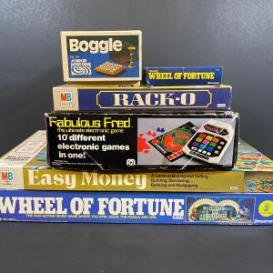 Photo of LOT 118B: Vintage Board Games & More - Fabulous Fred, Wheel Of Fortune, Boggle, 
