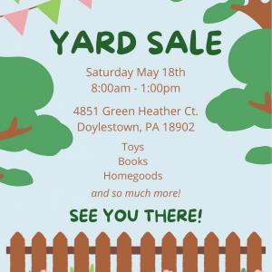 Photo of Yard Sale Today May 18
