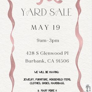 Photo of Yard sale burbank 5/19