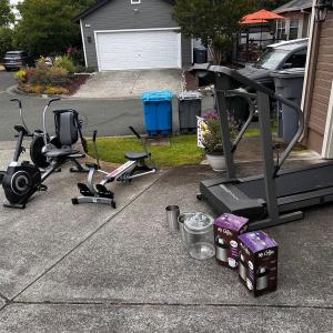 Photo of Lots of exercise equipment