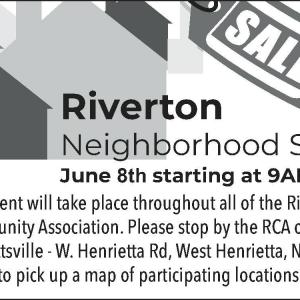 Photo of Riverton Community Association Annual Garage Sale
