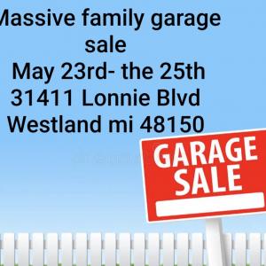 Photo of Massive garage sale eight families tons and tons of stuff
