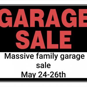 Photo of Massive garage sale eight families tons and tons of stuff