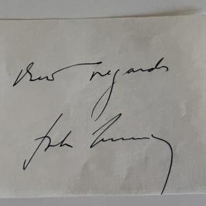 Photo of John F. Kennedy original signature