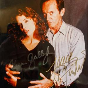 Photo of Millennium Lance Henrikson and Megan Gallagher signed photo