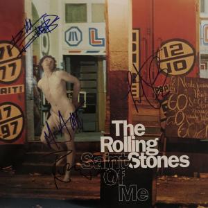 Photo of Rolling Stones Saint of Me signed album