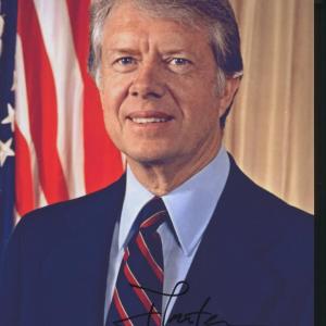 Photo of Jimmy Carter signed photo