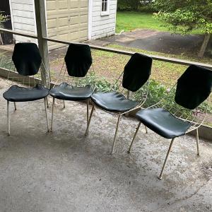 Photo of 846 Mid Century Modern Outdoor Table and Chair Set by Chromecraft