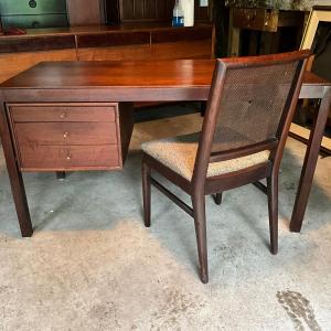 Photo of 847 Mid Century Mt. Airy Walnut Desk and Chair for John Stuart