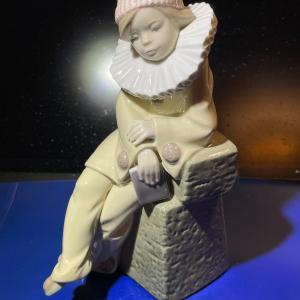 Photo of Lladro #5203 The Little Jester Figurine 8" Tall Glossy Finish in Very Good Preow