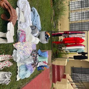 Photo of YARD SALE FABRIC + CLOTHES