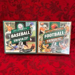 Photo of THE ULTIMATE BASEBALL TRIVIA AND THE ULTIMATE FOOTBALL TRIVIA BOARD GAMES
