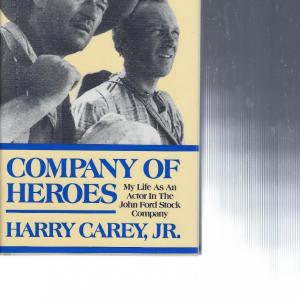 Photo of Harry Carey Jr. signed book