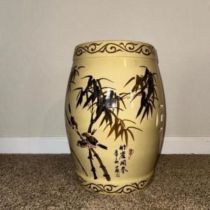 Photo of CHINESE HAND PAINTED GARDEN STOOL