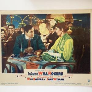 Photo of The Story of Will Rogers original 1952 vintage lobby card