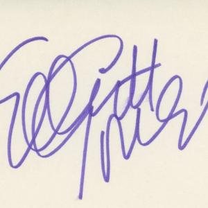 Photo of Elliott Gould signature cut