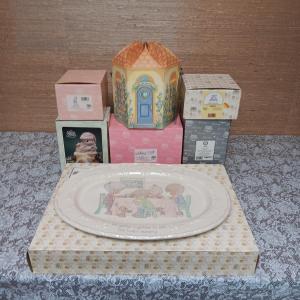 Photo of PRECIOUS MOMENTS PLATTER, FIGURINES AND MORE