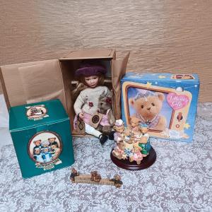 Photo of "CAMERON" BOYD'S COLLECTION DOLL, DOWNSTAIRS BEARS & A BEAR'S LIFE