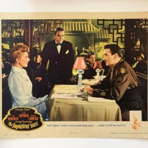 Photo of The Impatient Years original 1944 vintage lobby card