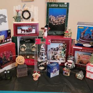 Photo of CHRISTMAS VILLAGE BUILDINGS AND ACCESSORIES