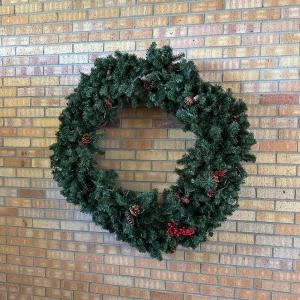 Photo of HUGE LIGHTED HOLIDAY WREATH