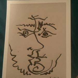 Photo of Pablo Picasso Print (faces, 1967)