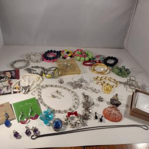 Photo of Colllection of Fashion Jewelry- Bracelets, Necklaces, Earrings, etc.