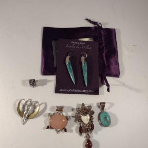 Photo of Assortment of Sterling Silver Jewelry