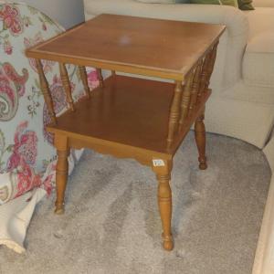 Photo of Vintage Solid Wood Side Table