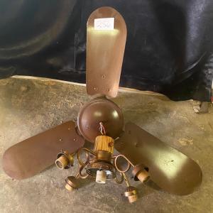 Photo of Vintage Metal Fan and Light
