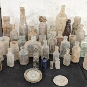 Photo of Antique Glass Bottles