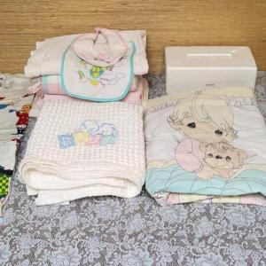Photo of BOZO THE CLOWN AND PRECIOUS MOMENTS BABY BEDDING