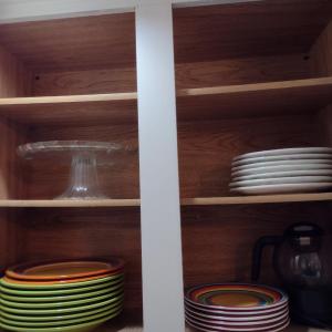 Photo of Collection of Kitchen Ware- Glass and Dinnerware, Bakeware, Appliances