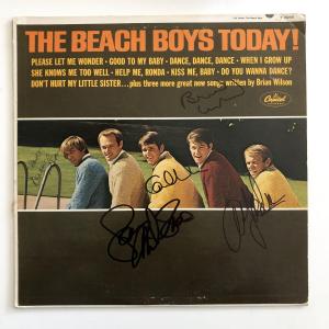 Photo of The Beach Boys Today! signed album