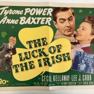 Photo of The Luck of the Irish vintage movie poster