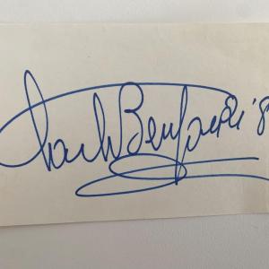 Photo of Opera Star Carlo Bergonzi original signature