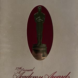 Photo of 1983 Academy Awards program